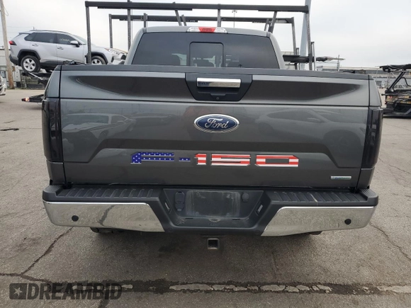 2019 Ford F-150 XL with VIN 1FTEW1E41KFC39126, listed as a Copart auction lot 61358815 with 43,765 mi miles and Salvage title. Bid and sale history available at DreamBid. Image 6.