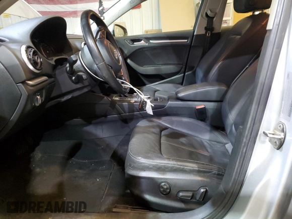 2015 Audi A3 2.0T Premium Plus with VIN WAUEFGFFXF1000953, listed as a Copart auction lot 41758235 with 94,884 mi miles and Salvage Title. Bid and sale history available at carsss.com. Image 7.