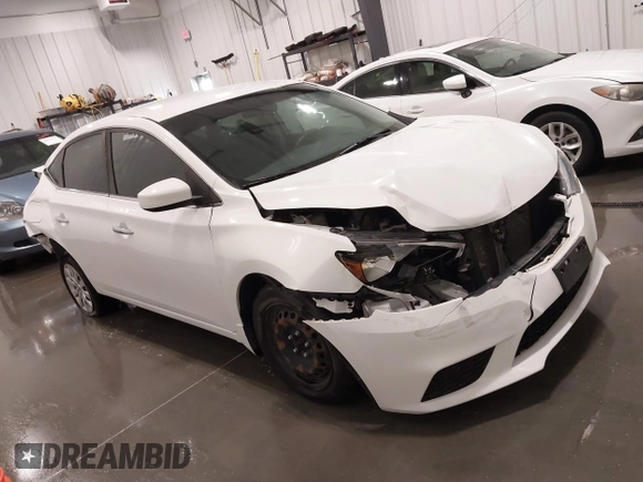 2017 Nissan Sentra SV with VIN 3N1AB7APXHY372520, listed as a IAAI auction lot 42051927 with 95,690 mi miles. Bid and sale history available at carsss.com. Image 14.