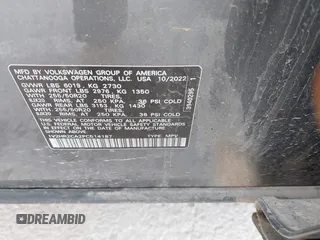 2023 Volkswagen Atlas SE с VIN 1V2HR2CA2PC514187, выставлен на аукционе IAAI как лот 41522880 с пробегом 40 614 миль миль и . История ставок и продаж доступна на DreamBid. Изображение 9.