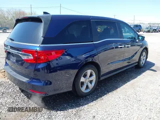 2019 Honda Odyssey EX-L with VIN 5FNRL6H78KB124346, listed as a IAAI auction lot 41977283 with 83,054 mi miles. Bid and sale history available at carsss.com. Image 4.