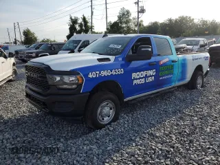 2024 Ram 2500 Tradesman with VIN 3C6UR5HJ7RG142671, listed as a Copart auction lot 57642205 with 89,461 mi miles and Non repairable. Bid and sale history available at DreamBid. Image 2.
