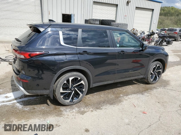 2023 Mitsubishi Outlander SE z VIN JA4J4UA82PZ051018, wystawiony jako Copart lot #47072425 z przebiegiem 20 974 mil mil oraz Szkoda całkowita • Salvage title. Historia ofert i sprzedaży dostępna na DreamBid. Obrazek 3.