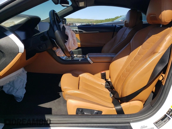 2019 BMW 8 Series M850i xDrive with VIN WBAFY4C54KBX29981, listed as a Copart auction lot 67390193 with 0 mi miles. Bid and sale history available at carsss.com. Image 7.