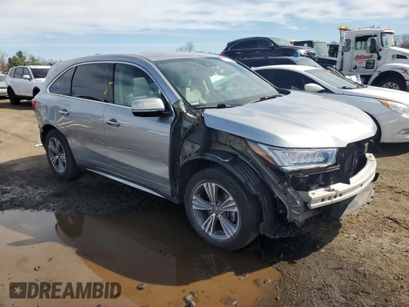 2019 Acura MDX with VIN 5J8YD4H34KL025242, listed as a Copart auction lot 52575055 with 119,060 mi miles and Salvage Title. Bid and sale history available at carsss.com. Image 4.