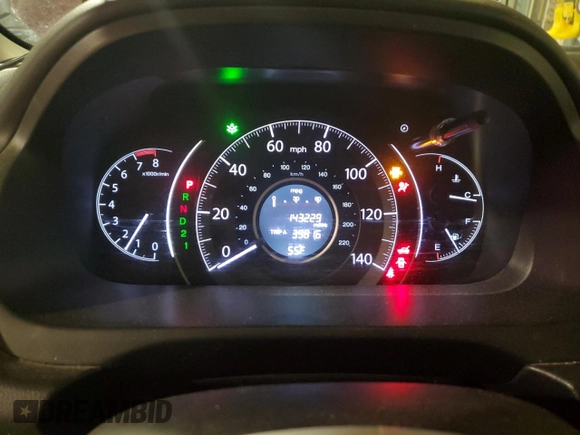 2013 Honda CR-V EX-L with VIN 5J6RM4H74DL052377, listed as a Copart auction lot 48051335 with 143,229 mi miles and Salvage Title. Bid and sale history available at carsss.com. Image 9.