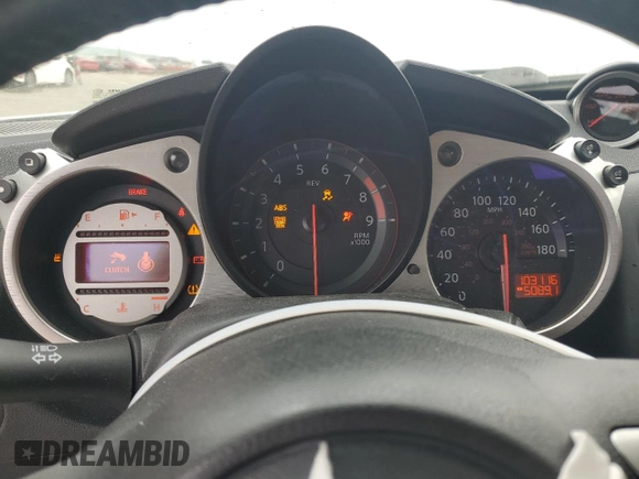 2011 Nissan 370Z with VIN JN1AZ4EH4BM555242, listed as a Copart auction lot 48924765 with 103,116 mi miles and Salvage Title. Bid and sale history available at carsss.com. Image 9.