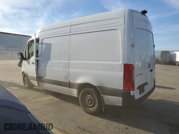 2024 Mercedes-Benz Sprinter Cargo with VIN W1Y4KBHY4RT182858, listed as a Copart auction lot 87263844 with Not Provided miles and Salvage Title. Bid and sale history available at carsss.com. Image 2.