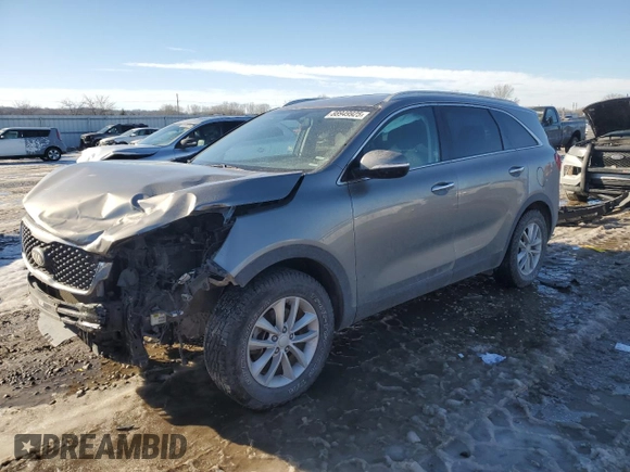 2017 Kia Sorento LX with VIN 5XYPG4A39HG245525, listed as a Copart auction lot 88949925 with 115,504 mi miles and Salvage Title. Bid and sale history available at carsss.com. Image 1.