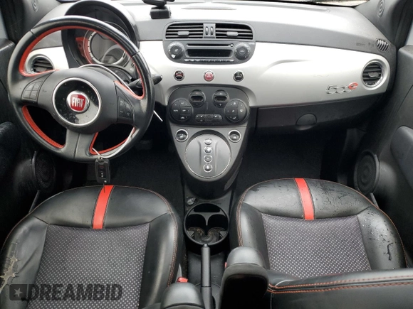 2014 FIAT 500e with VIN 3C3CFFGE8ET172792, listed as a Copart auction lot 43856805 with Not provided miles and Clean title. Bid and sale history available at DreamBid. Image 8.