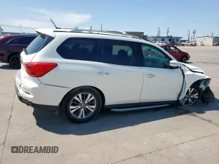2018 Nissan Pathfinder S z VIN 5N1DR2MN2JC614021, wystawiony jako Copart lot #51286515 z przebiegiem 54 300 mil mil oraz Szkoda całkowita • Salvage title. Historia ofert i sprzedaży dostępna na DreamBid. Obrazek 3.