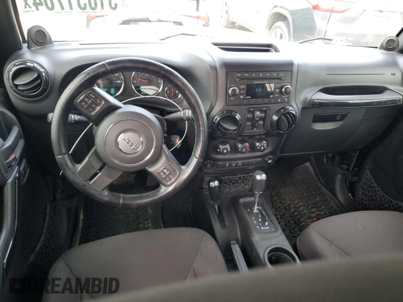 2014 Jeep Wrangler Unlimited Sport with VIN 1C4BJWDG6EL320381, listed as a Copart auction lot 51051704 with 163,127 mi miles and Salvage Title. Bid and sale history available at carsss.com. Image 8.