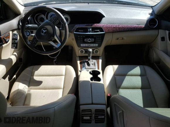 2014 Mercedes-Benz C 250 Sport with VIN WDDGF4HB0EA963918, listed as a Copart auction lot 50125245 with 49,923 mi miles and Salvage Title. Bid and sale history available at DreamBid. Image 8.