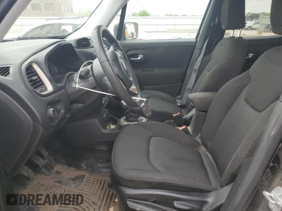 2017 Jeep Renegade Sport с VIN ZACCJAAH2HPE99944, выставлен на аукционе Copart как лот 56147425 с пробегом 111 747 миль миль и Списание • Salvage title. История ставок и продаж доступна на DreamBid. Изображение 7.