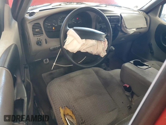 1998 Ford Ranger XL with VIN 1FTYR10C1WUC28728, listed as a Copart auction lot 57871585 with 312,418 mi miles and Salvage title. Bid and sale history available at DreamBid. Image 8.