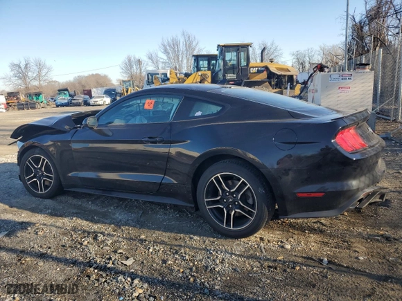 2020 Ford Mustang EcoBoost with VIN 1FA6P8TH2L5145754, listed as a Copart auction lot 46852335 with 0 mi miles and Salvage Title. Bid and sale history available at carsss.com. Image 2.