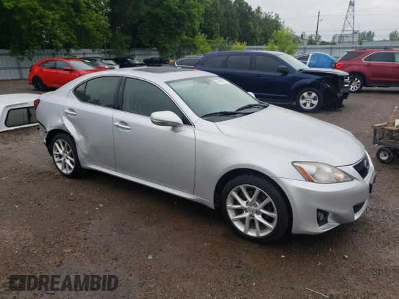 2011 Lexus IS 250 with VIN JTHCF5C29B5045464, listed as a Copart auction lot 61548185 with 116,761 mi miles and Clean title. Bid and sale history available at DreamBid. Image 4.