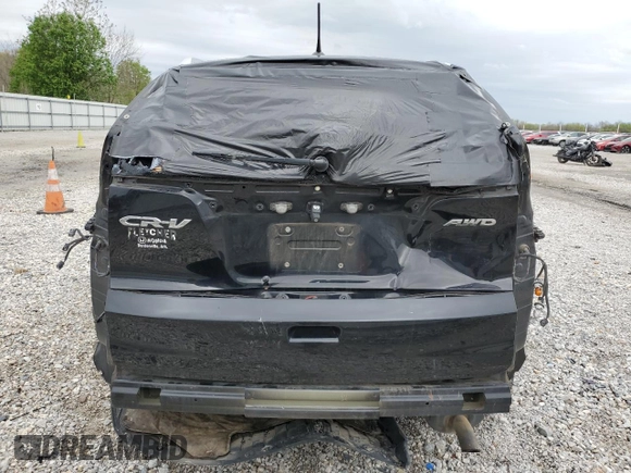 2014 Honda CR-V EX-L with VIN 2HKRM4H75EH697020, listed as a Copart auction lot 51766505 with 179,302 mi miles and Salvage Title. Bid and sale history available at carsss.com. Image 6.