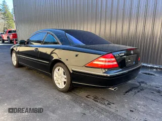 2002 Mercedes-Benz CL-Class with VIN WDBPJ75J12A028536, listed as a Copart auction lot 85645904 with 28,608 mi miles and Clean Title. Bid and sale history available at carsss.com. Image 3.