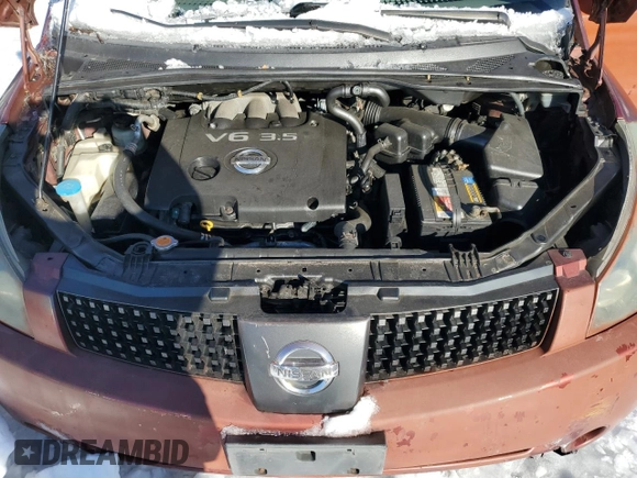 2005 Nissan Quest SE with VIN 5N1BV28U15N130663, listed as a Copart auction lot 45721195 with 173,031 mi miles and Clean Title. Bid and sale history available at carsss.com. Image 12.
