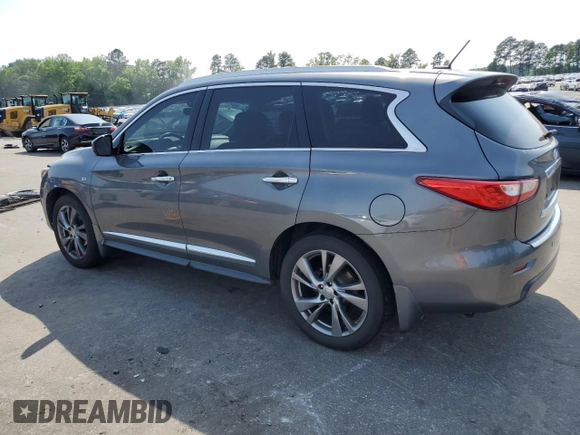 2015 Infiniti QX60 with VIN 5N1AL0MM4FC512128, listed as a Copart auction lot 57683725 with 148,406 mi miles and Salvage title. Bid and sale history available at DreamBid. Image 2.