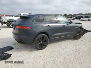 2020 Jaguar F-Pace S with VIN SADCM2FV3LA658852, listed as a Copart auction lot 44826025 with 25,574 mi miles and Salvage title. Bid and sale history available at DreamBid. Image 3.