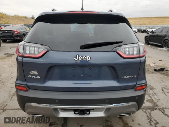 2021 Jeep Cherokee Limited z VIN 1C4PJMDN8MD160957, wystawiony jako Copart lot #76568264 z przebiegiem 38 878 mil mil oraz Szkoda całkowita • Salvage title. Historia ofert i sprzedaży dostępna na DreamBid. Obrazek 6.