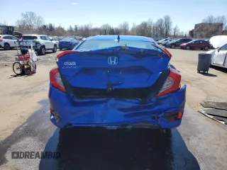 2020 Honda Civic Sedan EX-L with VIN 19XFC1F79LE018049, listed as a Copart auction lot 52382105 with 59,517 mi miles and Salvage Title. Bid and sale history available at carsss.com. Image 6.
