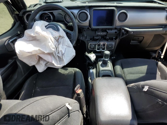 2021 Jeep Gladiator 80th Anniversary с VIN 1C6HJTAG2ML513632, выставлен на аукционе Copart как лот 57140595 с пробегом Не указан миль и Списание • Salvage title. История ставок и продаж доступна на DreamBid. Изображение 8.