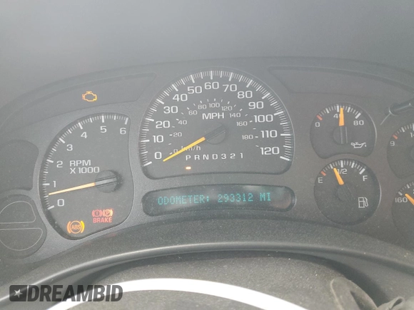 2006 Chevrolet Silverado 1500 LT2 with VIN 1GCEK19B76Z191527, listed as a Copart auction lot 53541645 with 293,312 mi miles and Salvage Title. Bid and sale history available at DreamBid. Image 9.