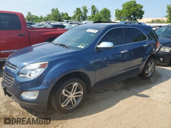 2016 Chevrolet Equinox LTZ with VIN 2GNFLGEK5G6163904, listed as a Copart auction lot 56747743 with 145,336 mi miles and Salvage Title. Bid and sale history available at carsss.com. Image 1.