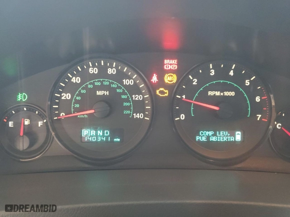 2005 Jeep Grand Cherokee Laredo with VIN 1J4HS48N75C585292, listed as a Copart auction lot 88719255 with 140,341 mi miles and Salvage Title. Bid and sale history available at carsss.com. Image 9.