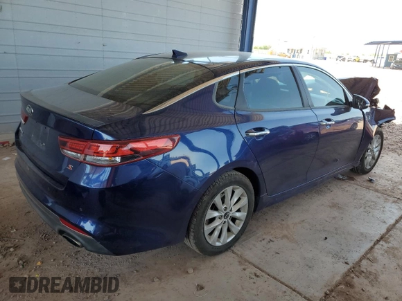 2018 Kia Optima S with VIN 5XXGT4L3XJG194653, listed as a Copart auction lot 60733015 with 78,475 mi miles and Salvage title. Bid and sale history available at DreamBid. Image 3.