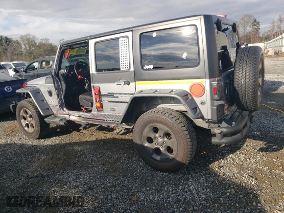2018 Jeep Wrangler JK Unlimited Altitude with VIN 1C4BJWEGXJL936447, listed as a Copart auction lot 82546004 with 150,053 mi miles and Salvage Title. Bid and sale history available at carsss.com. Image 2.