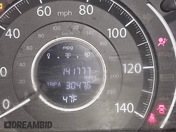 2016 Honda CR-V LX with VIN 5J6RM4H38GL042663, listed as a IAAI auction lot 41419114 with 141,777 mi miles. Bid and sale history available at carsss.com. Image 15.