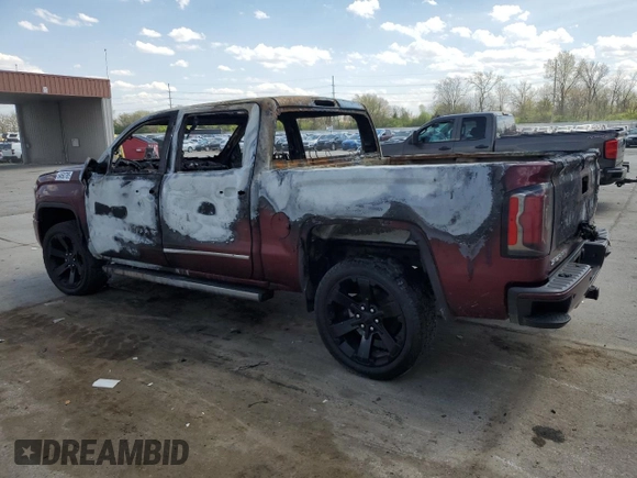 2017 GMC Sierra 1500 Denali with VIN 3GTU2PEJ6HG291147, listed as a Copart auction lot 54593785 with Not Provided miles and Non Repairable. Bid and sale history available at DreamBid. Image 2.