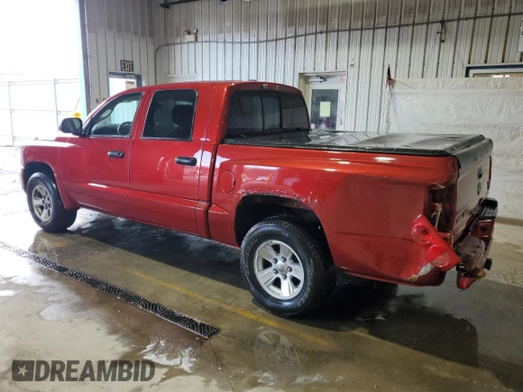 2008 Dodge Dakota SLT z VIN 1D7HW48N48S536142, wystawiony jako Copart lot #86348544 z przebiegiem 238 800 mil mil oraz Szkoda całkowita • Salvage title. Historia ofert i sprzedaży dostępna na DreamBid. Obrazek 2.