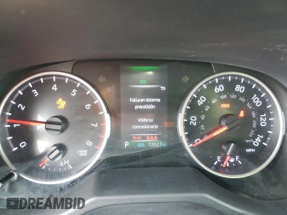 2021 Toyota RAV4 LE with VIN 2T3F1RFV6MC164399, listed as a Copart auction lot 56422785 with 72,027 mi miles and Salvage title. Bid and sale history available at DreamBid. Image 9.