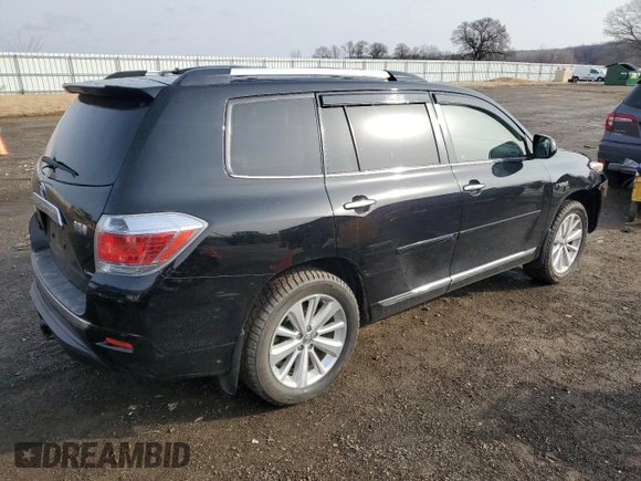2012 Toyota Highlander Hybrid Limited with VIN JTEDC3EH7C2008609, listed as a Copart auction lot 47660465 with 193,756 mi miles and Clean Title. Bid and sale history available at carsss.com. Image 3.