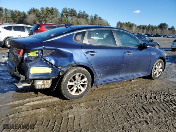 2018 Kia Optima LX with VIN 5XXGT4L32JG191536, listed as a Copart auction lot 45954195 with 159,647 mi miles and Non Repairable. Bid and sale history available at carsss.com. Image 3.