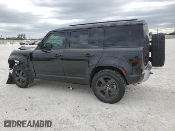 2025 Land Rover Defender S with VIN SALEJ7EX9S2366119, listed as a Copart auction lot 41674105 with 3,519 mi miles and Salvage title. Bid and sale history available at DreamBid. Image 2.