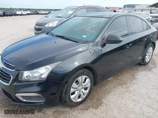 2015 Chevrolet Cruze LS with VIN 1G1PA5SH5F7153512, listed as a IAAI auction lot 42004713 with 166,693 mi miles. Bid and sale history available at carsss.com. Image 2.
