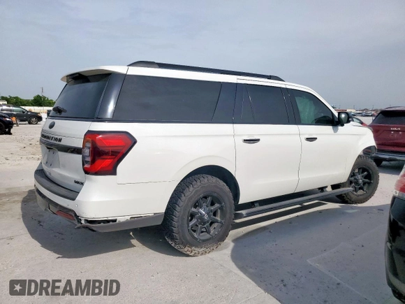 2024 Ford Expedition Max Limited with VIN 1FMJK2A81REA49153, listed as a Copart auction lot 57095595 with Not provided miles and Salvage title. Bid and sale history available at DreamBid. Image 3.