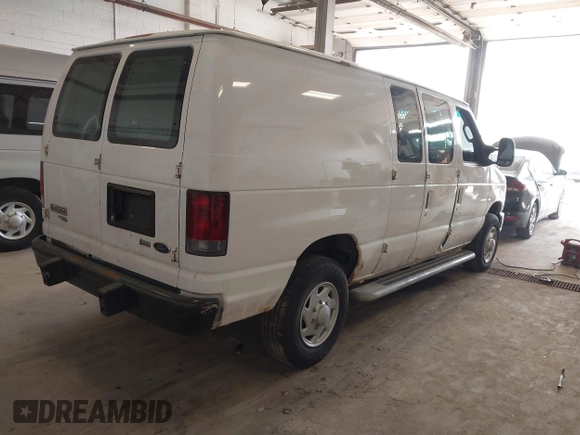 2013 Ford Econoline Cargo Commercial with VIN 1FTNE2EW0DDA16097, listed as a IAAI auction lot 42172617 with 369,619 mi miles and . Bid and sale history available at DreamBid. Image 4.