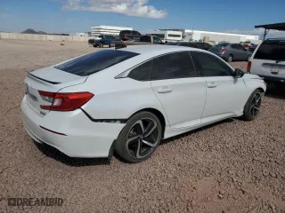 2022 Honda Accord Sedan Sport SE with VIN 1HGCV1F4XNA081493, listed as a Copart auction lot 53209525 with 34,316 mi miles and Salvage Title. Bid and sale history available at carsss.com. Image 3.