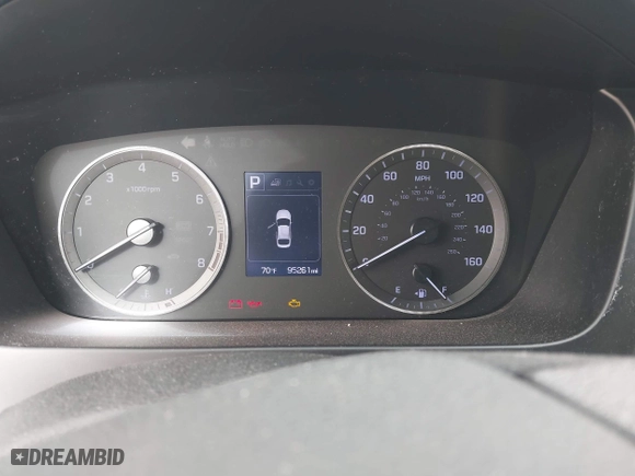 2015 Hyundai Sonata 2.4L Limited with VIN 5NPE34AF8FH243557, listed as a IAAI auction lot 41828576 with 95,261 mi miles. Bid and sale history available at carsss.com. Image 7.