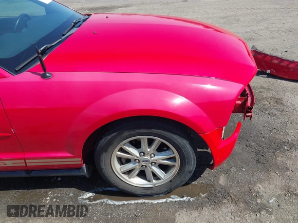 2006 Ford Mustang Standard with VIN 1ZVFT84N965234717, listed as a IAAI auction lot 41772347 with 53,356 mi miles and . Bid and sale history available at carsss.com. Image 18.