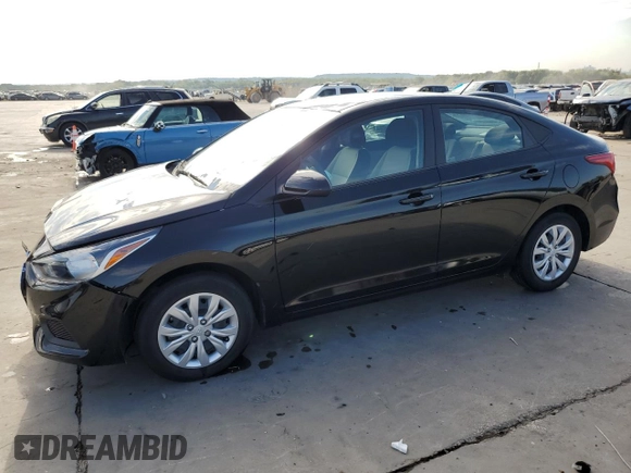2022 Hyundai Accent SEL with VIN 3KPC24A61NE182565, listed as a Copart auction lot 67732004 with 26,799 mi miles and Salvage Title. Bid and sale history available at DreamBid. Image 1.