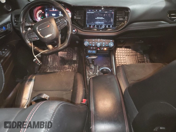 2021 Dodge Durango R/T with VIN 1C4SDJCT4MC520618, listed as a Copart auction lot 44424635 with 64,189 mi miles and Salvage Title. Bid and sale history available at DreamBid. Image 8.