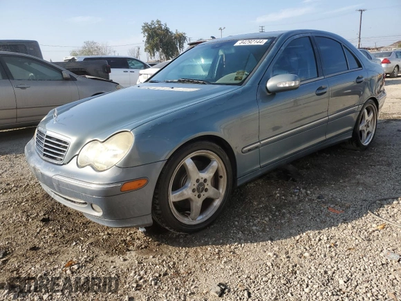 2004 Mercedes-Benz C 230 Kompressor with VIN WDBRF40J34F537291, listed as a Copart auction lot 84292144 with 199,990 mi miles and Clean Title. Bid and sale history available at DreamBid. Image 1.